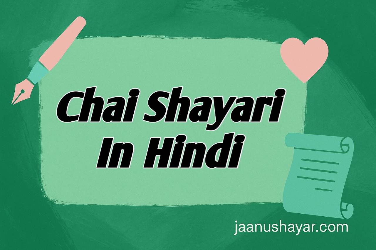 Chai Shayari in hindi