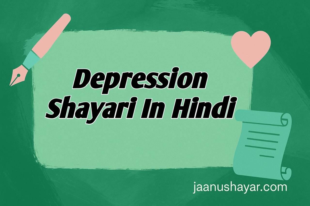 Depression shayari in hindi