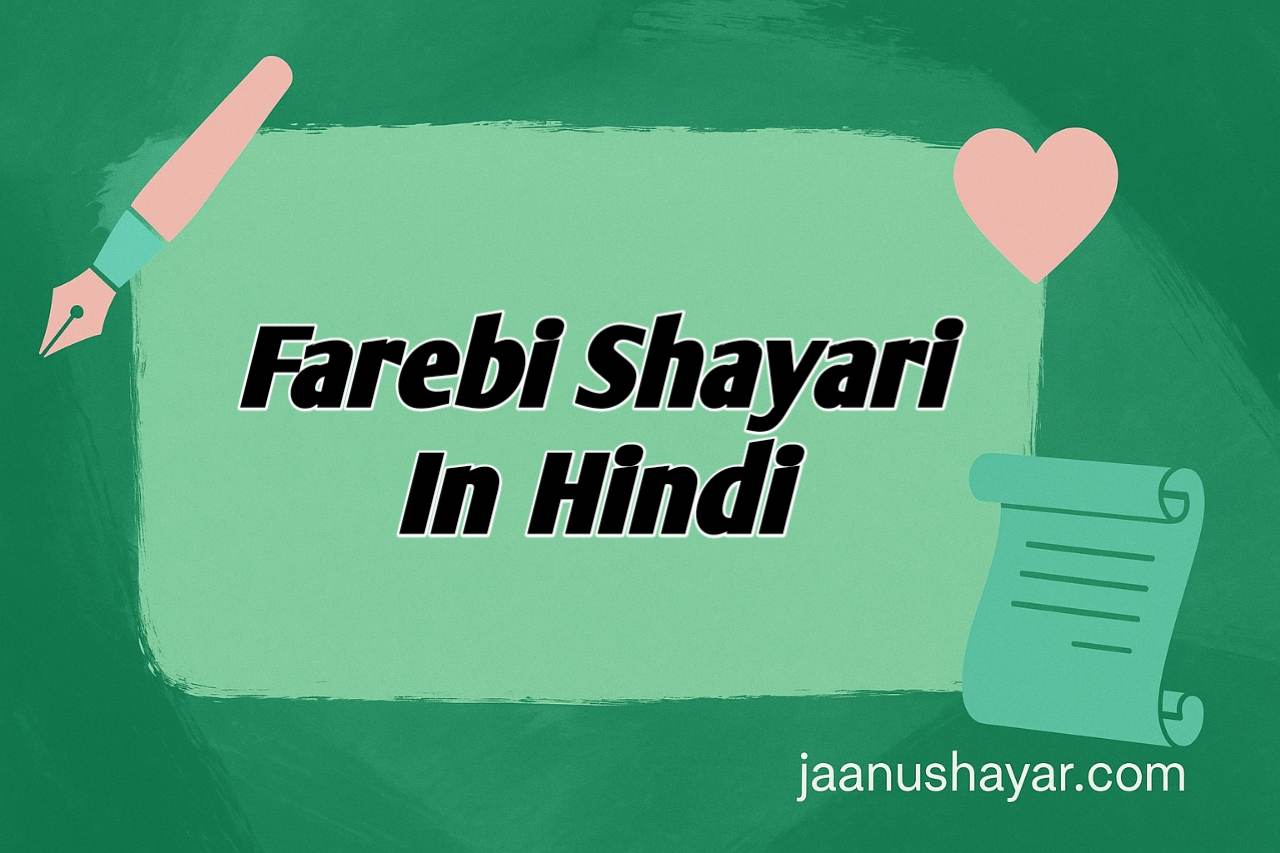 Farebi shayari in hindi